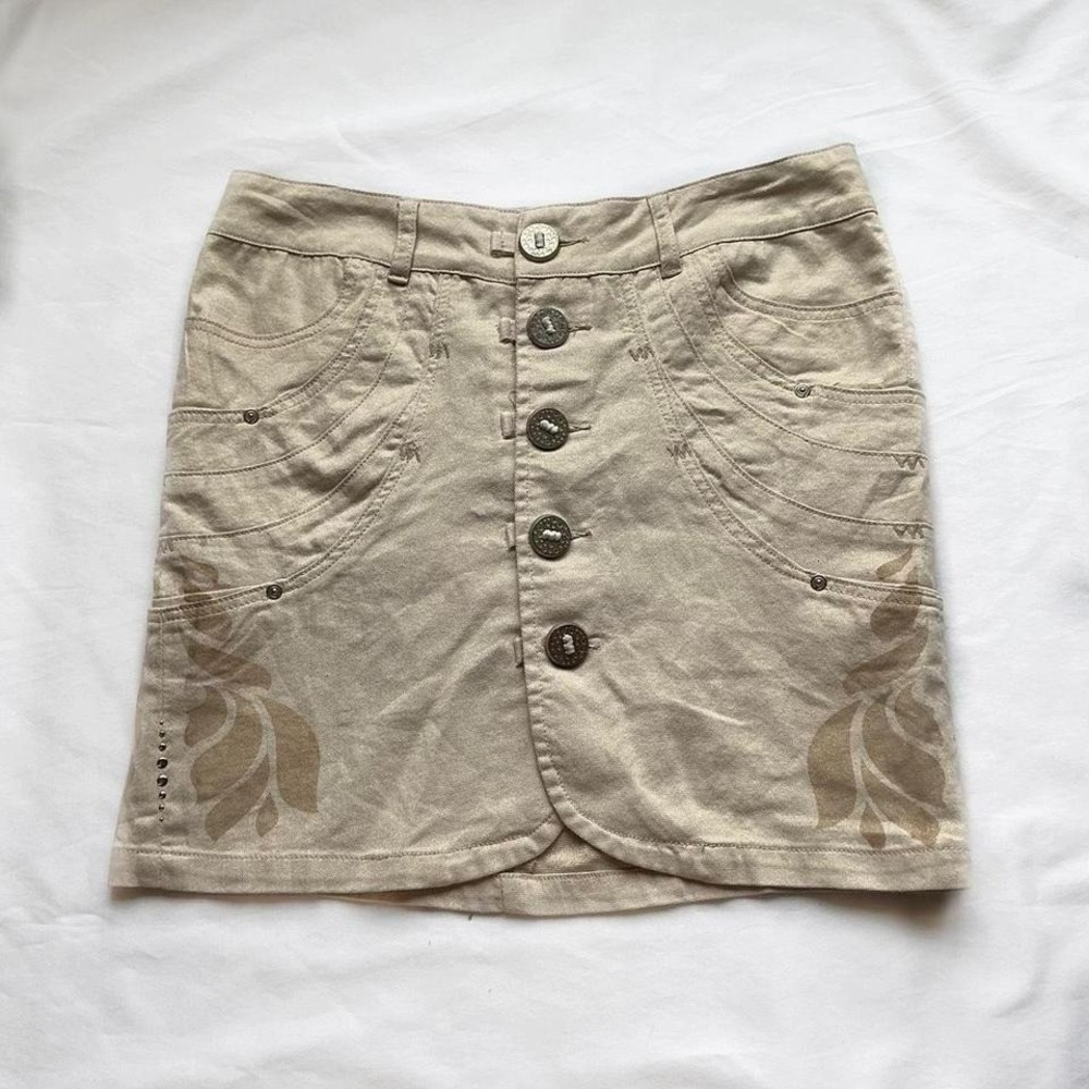 Deadstock Y2K Akademiks mini skirt size 28